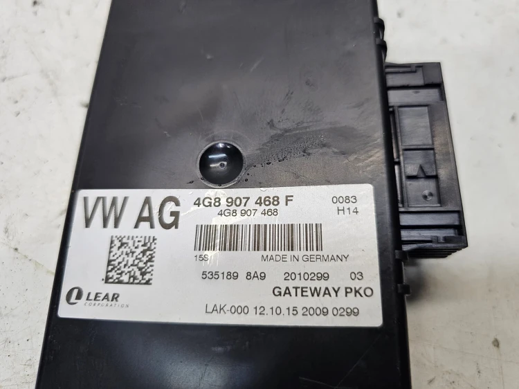 MODUŁ STEROWNIK GATEWAY AUDI A6 C7 A7 4G9907468F