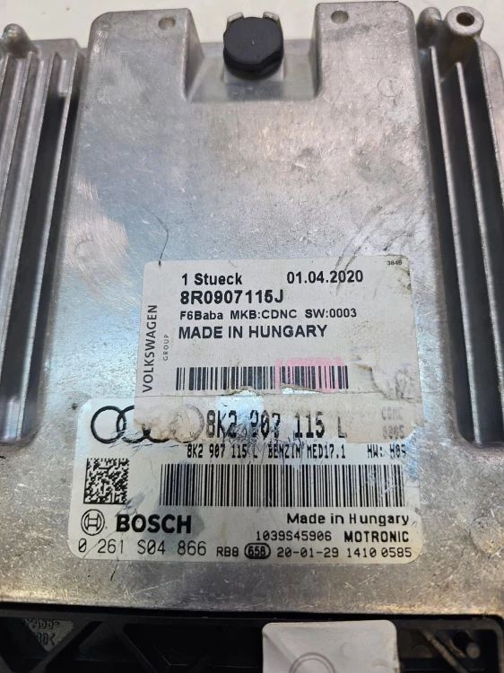 KOMPUTER STEROWNIK SILNIKA AUDI Q5 8R 2.0 TFSI 8R0907115J