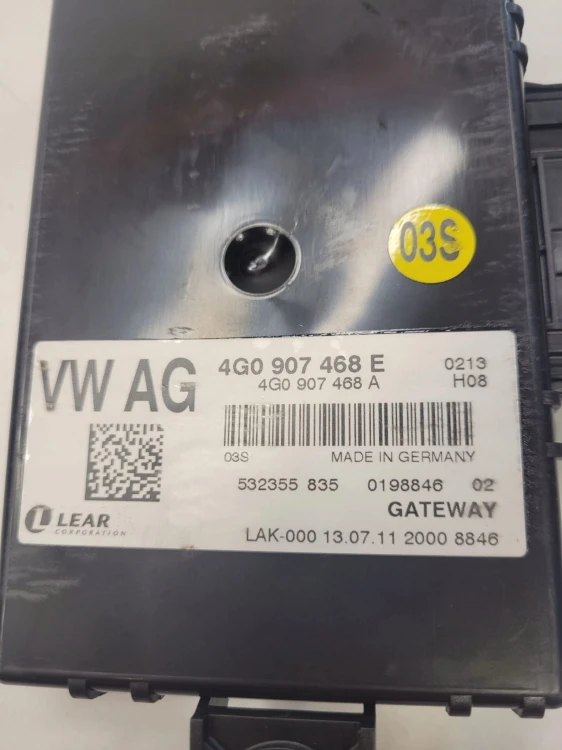 MODUŁ STEROWNIK GATEWAY AUDI A6 C7 A7 4G0907468E