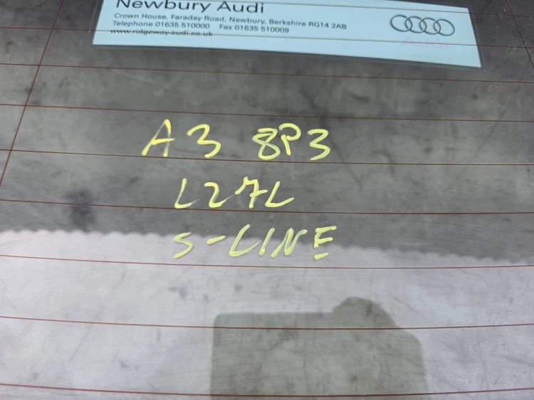 KLAPA TYŁ AUDI A3 8P 3-DRZWI 2003-2011 S LINE LZ7L BEZ LOTKI ORYGINAŁ !!!