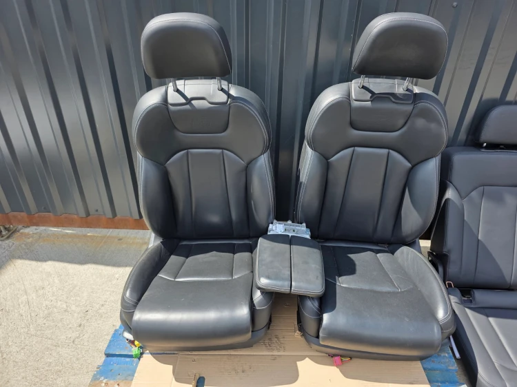 FOTEL FOTELE AUDI Q7 4M 7 OSÓB S LINE PRZÓD TYŁ GRZANY PEŁNA ELEKTRYKA !!!