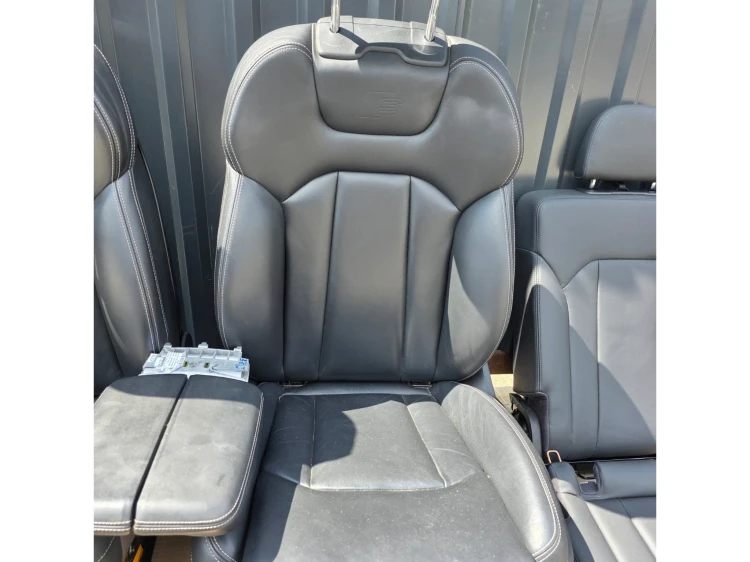 FOTEL FOTELE AUDI Q7 4M 7 OSÓB S LINE PRZÓD TYŁ GRZANY PEŁNA ELEKTRYKA !!!