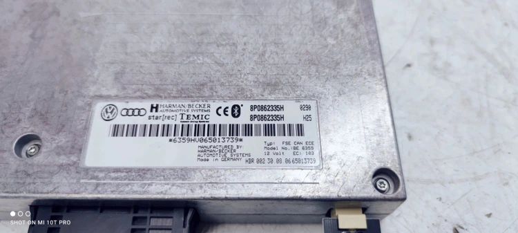 MODUŁ BLUETOOTH TELEFONU AUDI A3 A4 A6 8P0862335H 8P0862335H