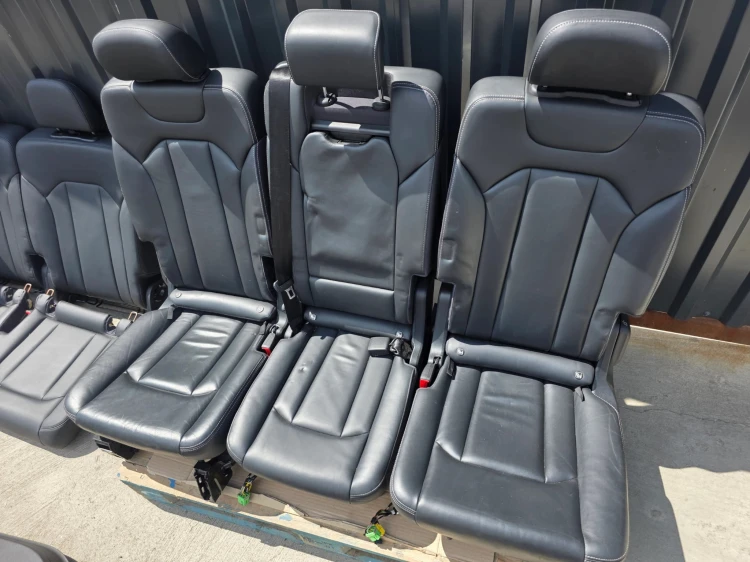 FOTEL FOTELE AUDI Q7 4M 7 OSÓB S LINE PRZÓD TYŁ GRZANY PEŁNA ELEKTRYKA !!!