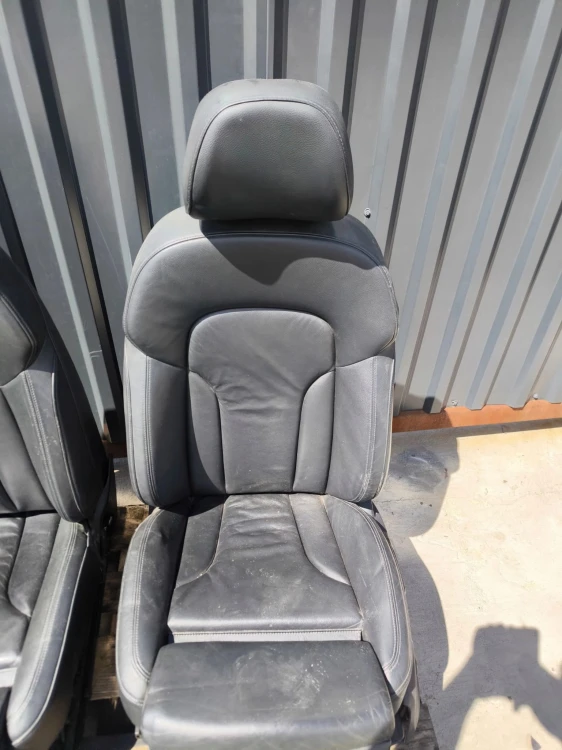 FOTEL FOTELE AUDI Q5 8R SKÓRA 2008-2016 PODGRZEWANE KOMPLET !!!