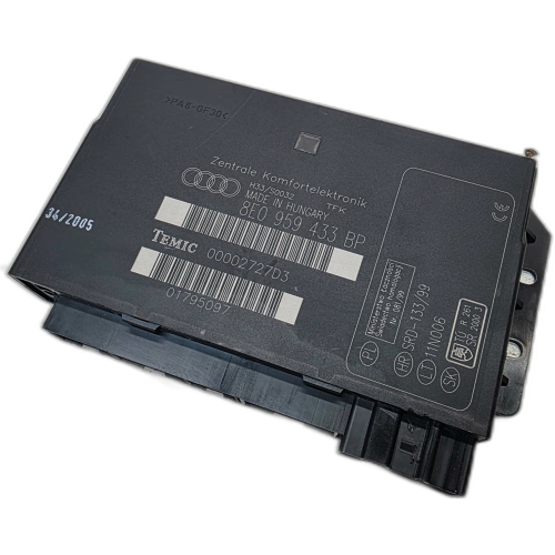 MODUŁ STEROWNIK KOMFORTU AUDI A4 B6 B7 8E0959433BP
