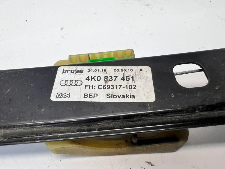 MECHANIZM SZYBY LEWY PRZÓD AUDI A6 C8 4K0837461