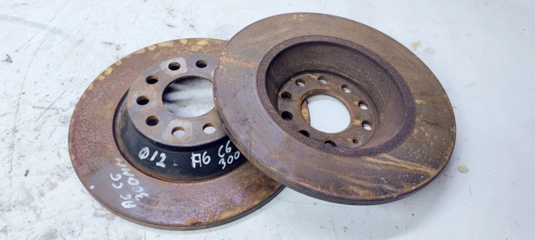 TARCZA TARCZE HAMULCOWE TYŁ AUDI A6 C6 300 MM