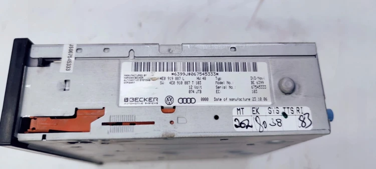CZYTNIK DVD AUDI A3 A4 A5 Q5 A6 A8 4E0919887L 4E0910887T