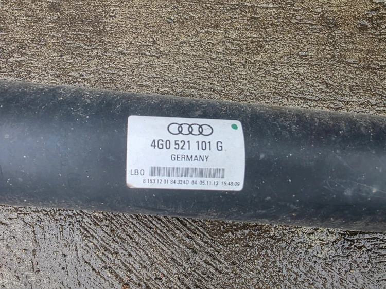 WAŁ NAPĘDOWY AUDI A6 C7 A7 4G 4G0521101G ORYGINAŁ !!!
