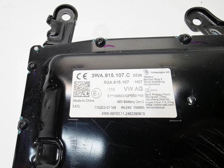 BATERIA AKUMULATOR AUDI A3 8Y VOLKSWAGEN SEAT SKODA 48V 704WH 3WA915107C