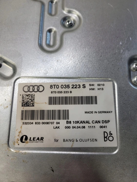 WZMACNIACZ BANG OLUFSEN 8T0035223S AUDI A4 A5 Q5
