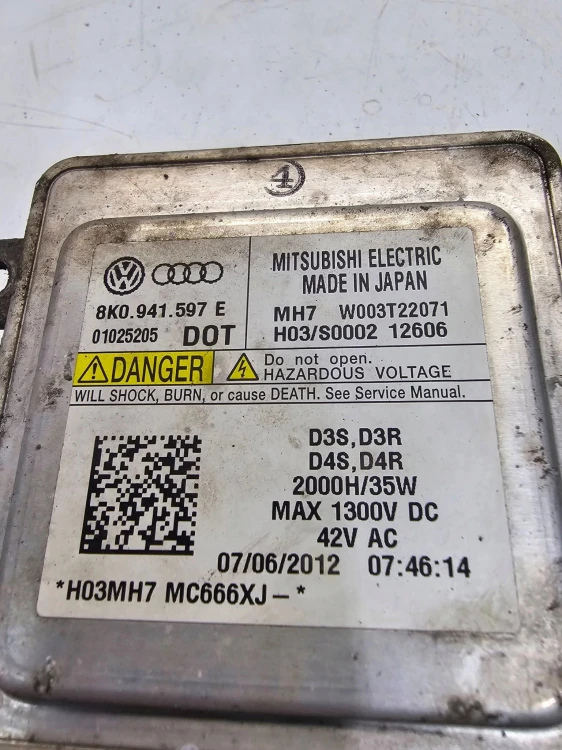 PRZETWORNICA BI XENON AUDI A4 B8 A5 Q5 8K0941597E