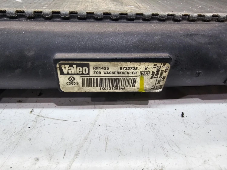 CHŁODNICA WODY AUDI A3 VW SEAT SKODA 1K0121253AA