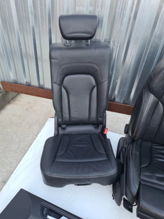 FOTEL FOTELE AUDI Q5 8R SKÓRA S LINE KOMPLET !!!
