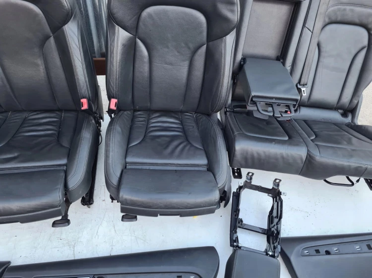 FOTEL FOTELE AUDI Q5 8R SKÓRA S LINE KOMPLET !!!