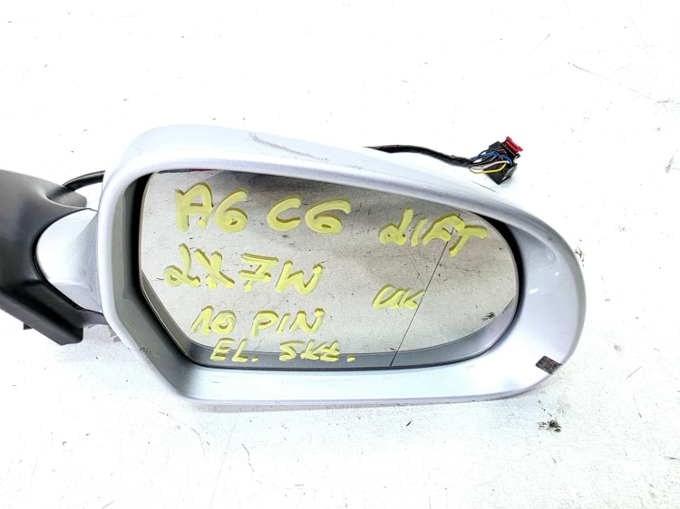 LUSTERKO ZEWNĘTRZNE PRAWE EL. SKŁADANE AUDI A6 C6 LIFT LX7W 10 PIN UK