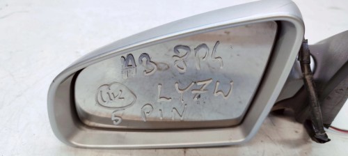 LUSTERKO ZEWNĘTRZNE LEWE AUDI A3 8P4 5 PIN LY7W UK