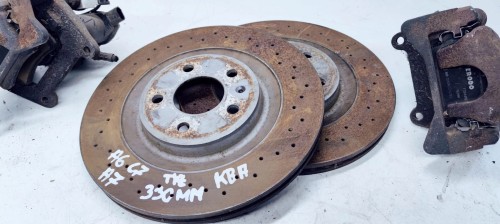 ZACISK HAMULCOWY TYŁ KOMPLET AUDI A6 C7 A7 330 MM
