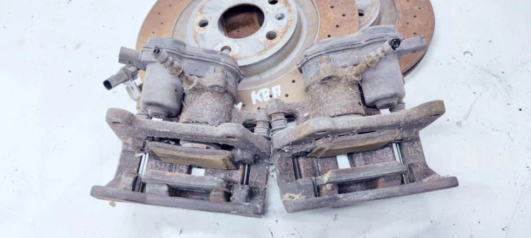 ZACISK HAMULCOWY TYŁ KOMPLET AUDI A6 C7 A7 330 MM
