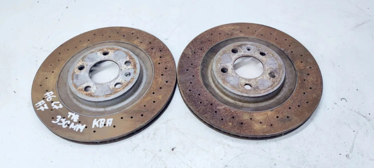 ZACISK HAMULCOWY TYŁ KOMPLET AUDI A6 C7 A7 330 MM