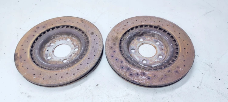 ZACISK HAMULCOWY TYŁ KOMPLET AUDI A6 C7 A7 330 MM