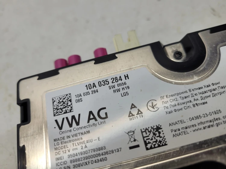 STEROWNIK MODUŁ USŁUG ONLINE AUDI Q4 E-TRON A3 8Y VW SEAT 10A035284H