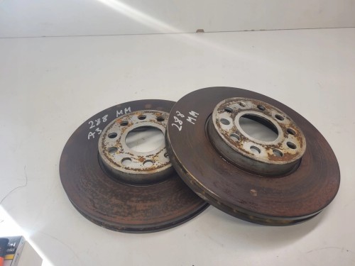 TARCZA HAMULCOWA TYŁ AUDI A3 8P LIFT VW 288MM