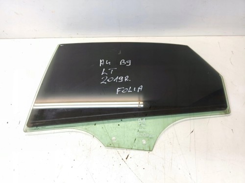 SZYBA BOCZNA DRZWI LEWY TYŁ AUDI A4 B9 SEDAN 8W5845205 2019R FOLIA