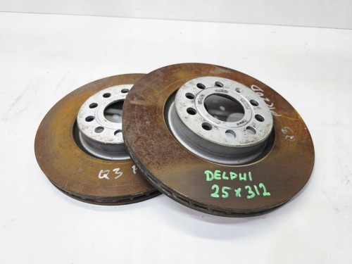 TARCZA TARCZE HAMULCOWE PRZÓD AUDI Q3 8U 2.0 TDI DELPHI 25MM X 312MM