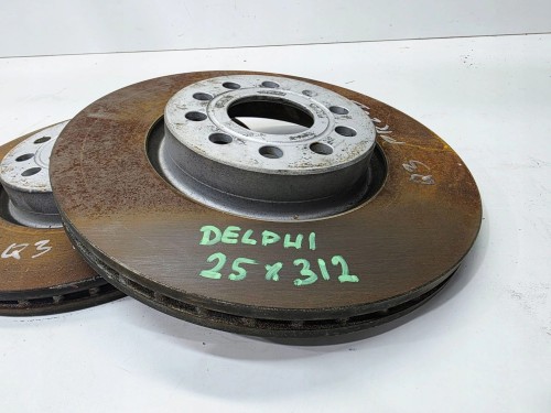 TARCZA TARCZE HAMULCOWE PRZÓD AUDI Q3 8U 2.0 TDI DELPHI 25MM X 312MM