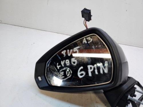 LUSTERKO ZEWNĘTRZNE LEWE AUDI A3 8V SEDAN LY9B 6-PIN
