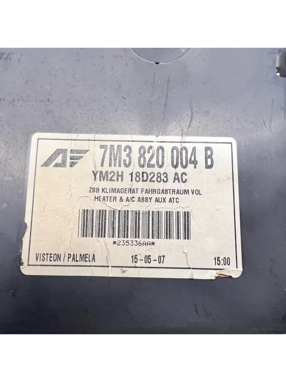 NAGRZEWNICA VW SHARAN 7M3820004B ANGIELSKA