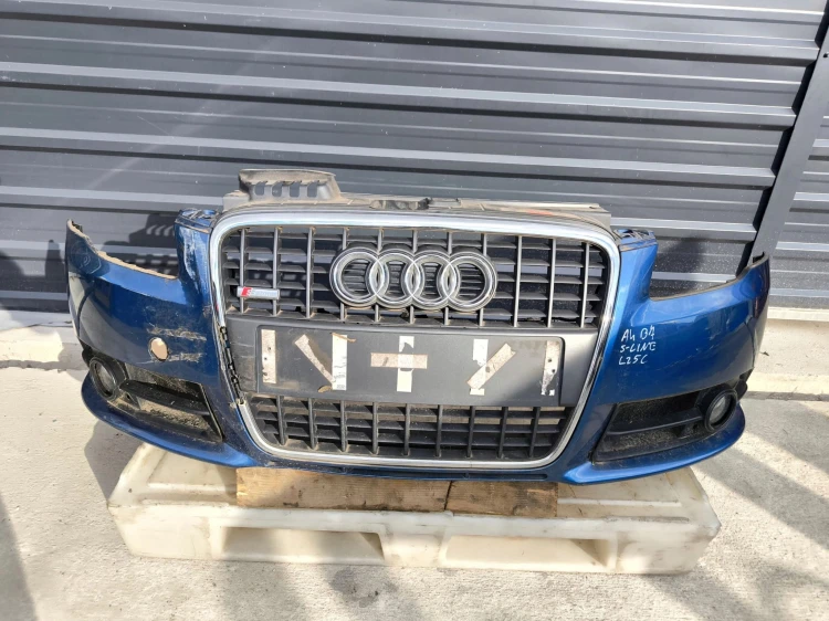 ZDERZAK PRZÓD KOMPLETNY AUDI A4 B7 S LINE LZ5C DO POPRAWEK !!!