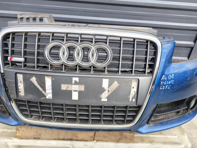 ZDERZAK PRZÓD KOMPLETNY AUDI A4 B7 S LINE LZ5C DO POPRAWEK !!!