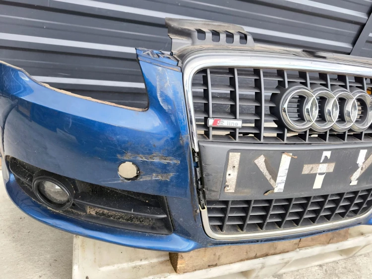 ZDERZAK PRZÓD KOMPLETNY AUDI A4 B7 S LINE LZ5C DO POPRAWEK !!!