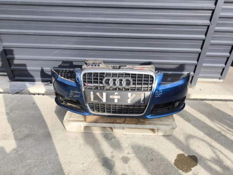 ZDERZAK PRZÓD KOMPLETNY AUDI A4 B7 S LINE LZ5C DO POPRAWEK !!!