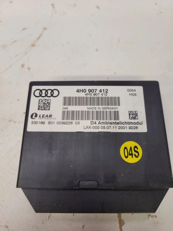 STEROWNIK MODUŁ OŚWIETLENIA AUDI A8 D4 4H0907412