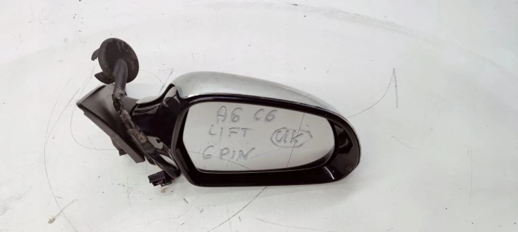 LUSTERKO PRAWY PRZÓD AUDI A6 C6 LIFT UK 6 PIN LZ9Y