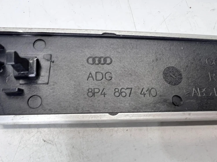 DEKOR DEKORY KOMPLET AUDI A3 8P4 SZCZOTKOWANE ALUMINIUM 1/26