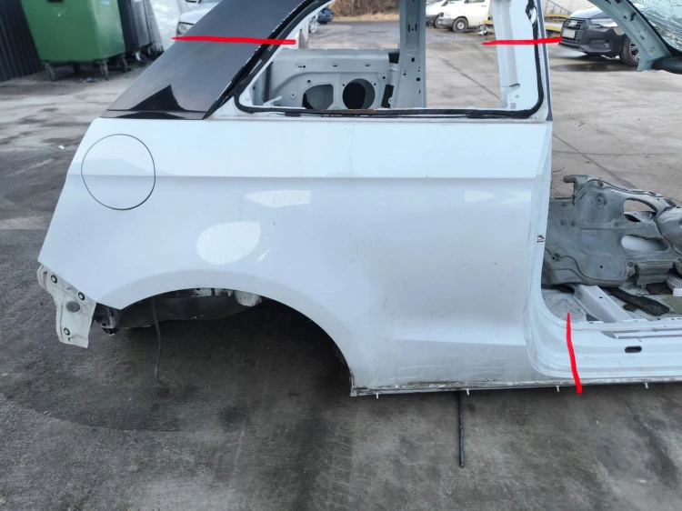 ĆWIARTKA BŁOTNIK PRAWY TYŁ AUDI A1 8X 3-DRZWI 2010-2018