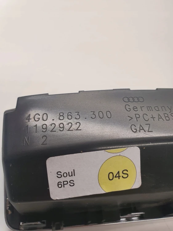 SCHOWEK PÓŁKA TUNELU AUDI A6 C7 4G0863300 CHROM