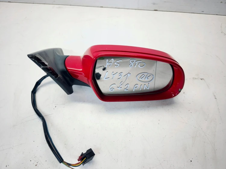 LUSTERKO ZEWNĘTRZNE PRAWE AUDI A5 8T0 LIFT COUPE LY3J 6+2 PIN