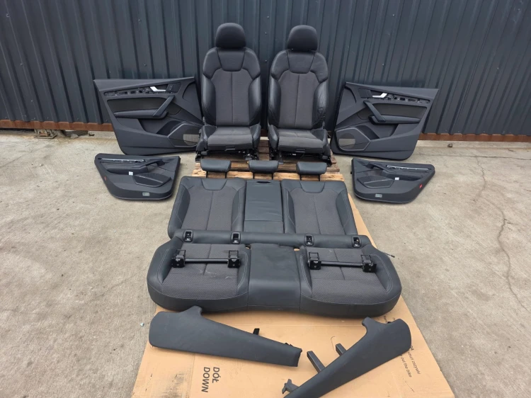 FOTEL FOTELE AUDI Q5 80A FY SKÓRA + ALCANTARA GRZANY PRZÓD EUROPA KOMPLET !