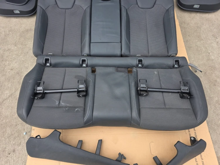 FOTEL FOTELE AUDI Q5 80A FY SKÓRA + ALCANTARA GRZANY PRZÓD EUROPA KOMPLET !