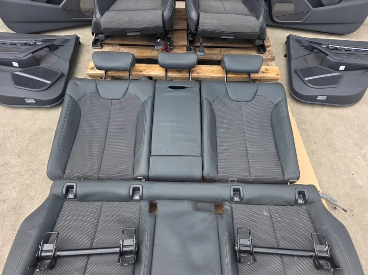 FOTEL FOTELE AUDI Q5 80A FY SKÓRA + ALCANTARA GRZANY PRZÓD EUROPA KOMPLET !