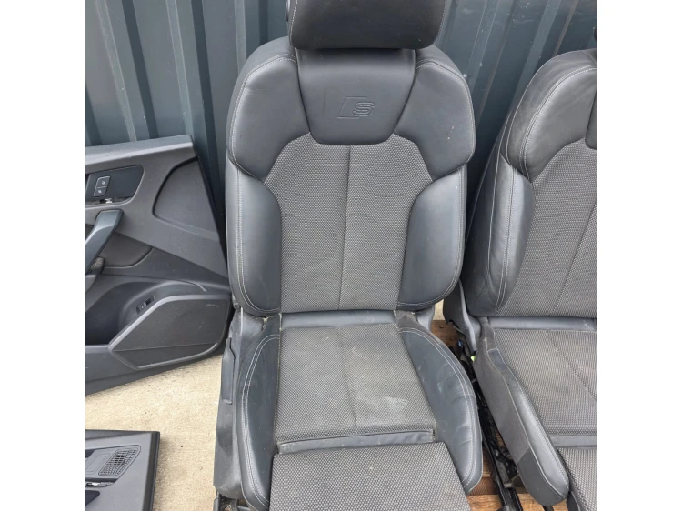 FOTEL FOTELE AUDI Q5 80A FY SKÓRA + ALCANTARA GRZANY PRZÓD EUROPA KOMPLET !
