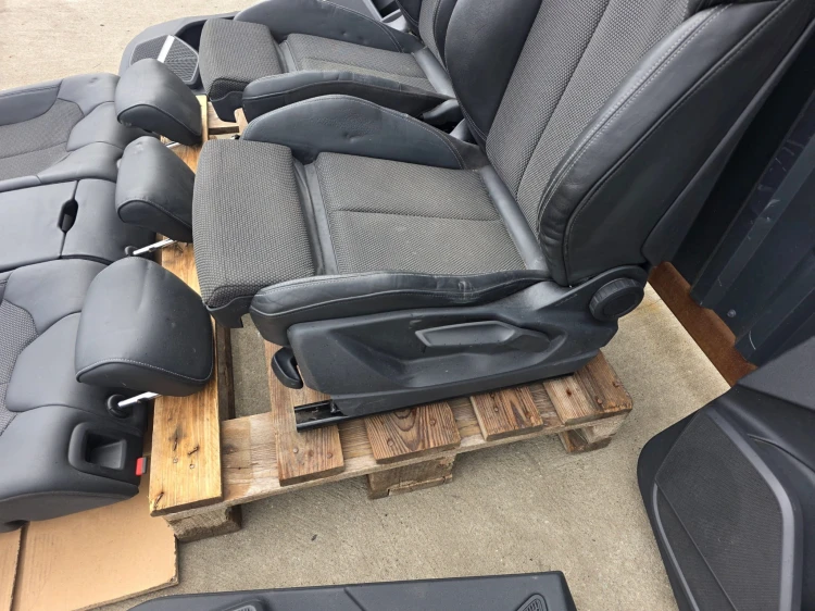 FOTEL FOTELE AUDI Q5 80A FY SKÓRA + ALCANTARA GRZANY PRZÓD EUROPA KOMPLET !