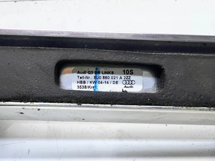 RELING DACHOWY CHROM LEWY AUDI Q3 8U 8U0860021A 2ZZ
