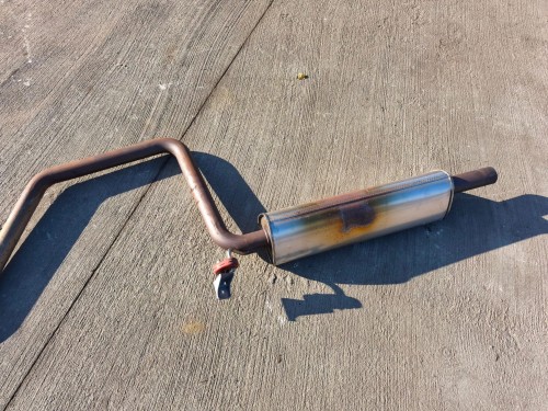 TŁUMIK WYDECH AUDI A3 8V VOLKSWAGEN SEAT SKODA 5QF253611AG 5QF253211T